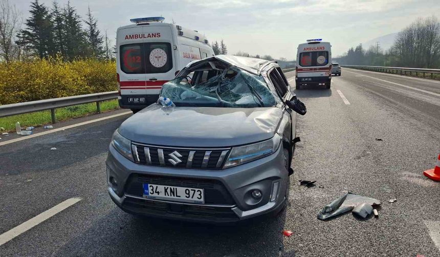 Anadolu Otoyolu'nda kaza: 6 yaralı