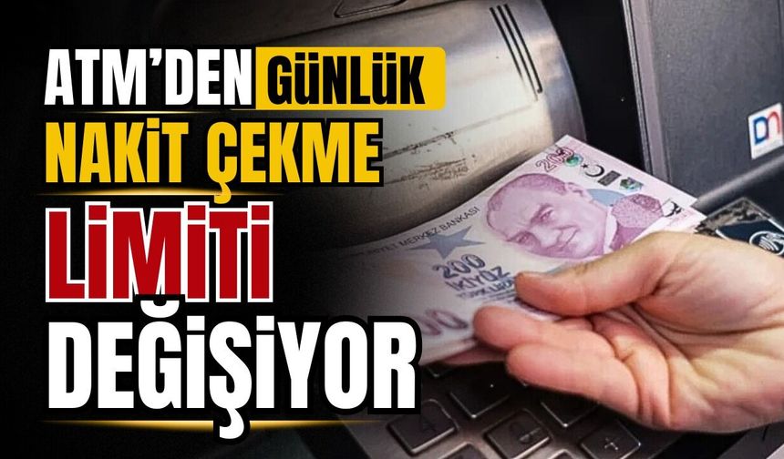Ramazan Bayramı öncesi ATM'lerde nakit çekim değişikliği