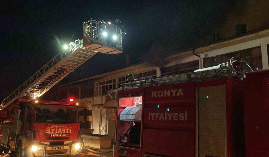 Matbaada yangın paniği yaşandı
