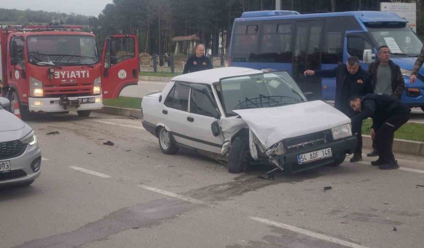 Sinop’ta trafik kazası meydana geldi