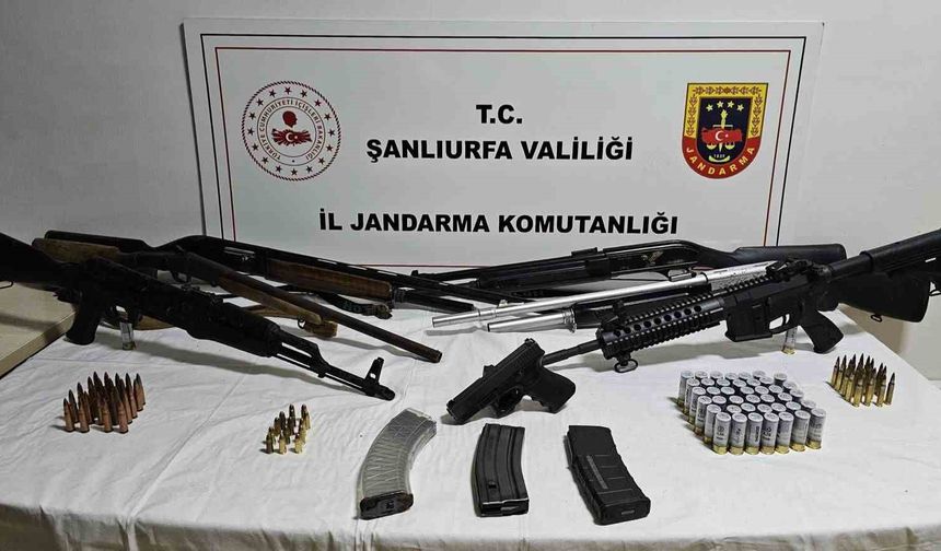 Şanlıurfa’da ruhsatsız silah operasyonu gerçekleştirildi