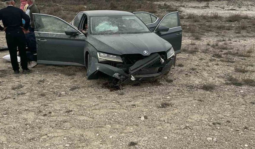 Karapınar’da trafik kazası: 3’ü çocuk 5 kişi yaralandı