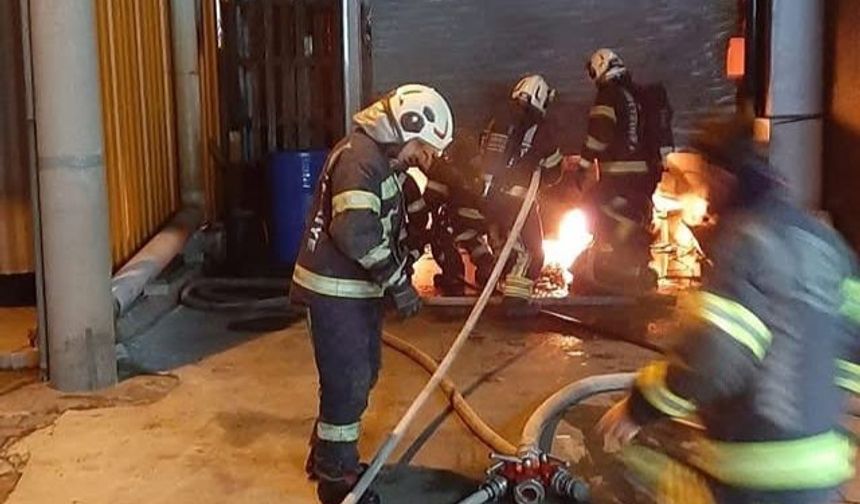 İşyerinde çıkan yangın kontrol altına alındı