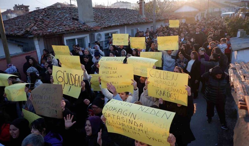 Gülden Coni için sessiz yürüyüş