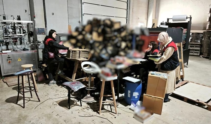 Lüleburgaz’da depo baskını