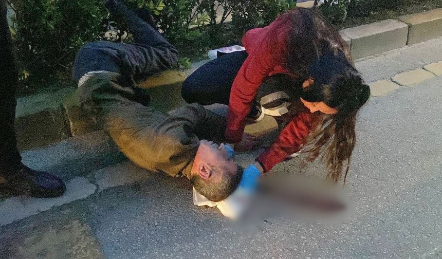Karşıdan karşıya geçmeye çalışan yayaya çarpıp kaçtı