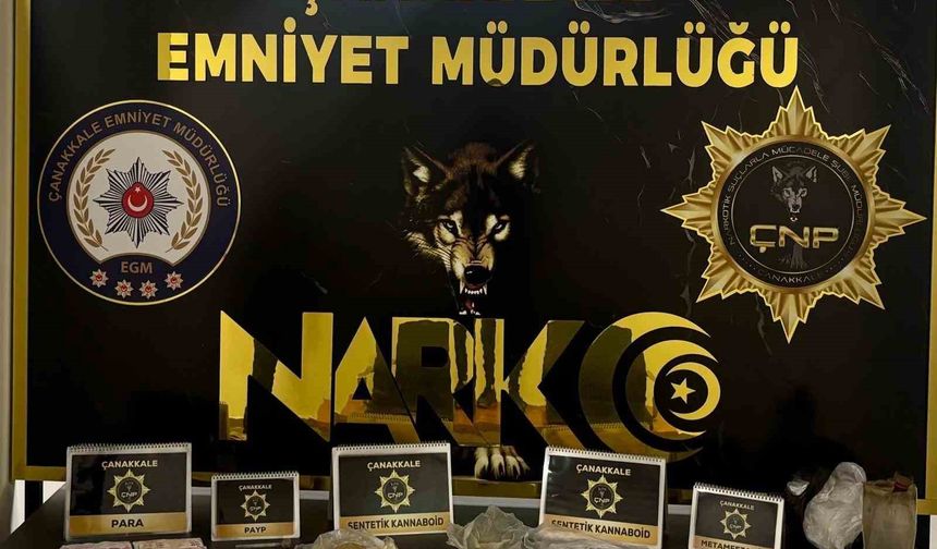 Çanakkale’de uyarıcı madde operasyonu
