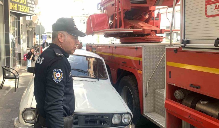 Hatalı parklar itfaiyeyi zor durumda bıraktı