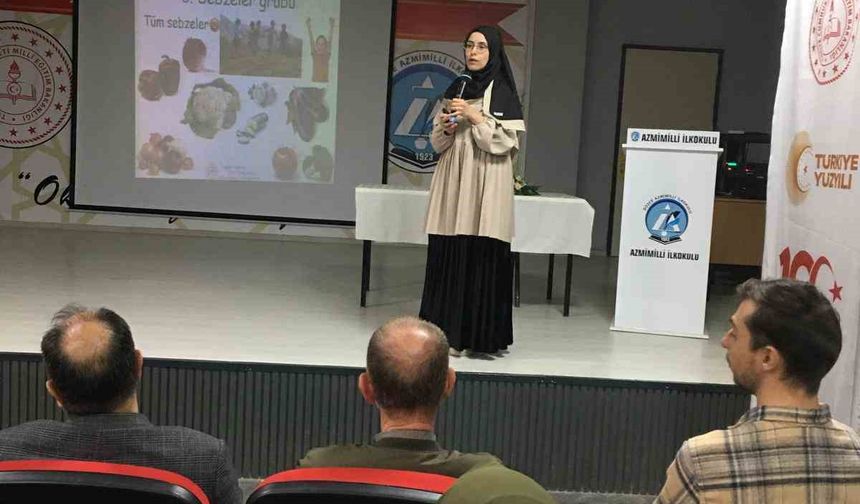 Düzce'de öğretmen ve velilere sağlıklı beslenme eğitimi