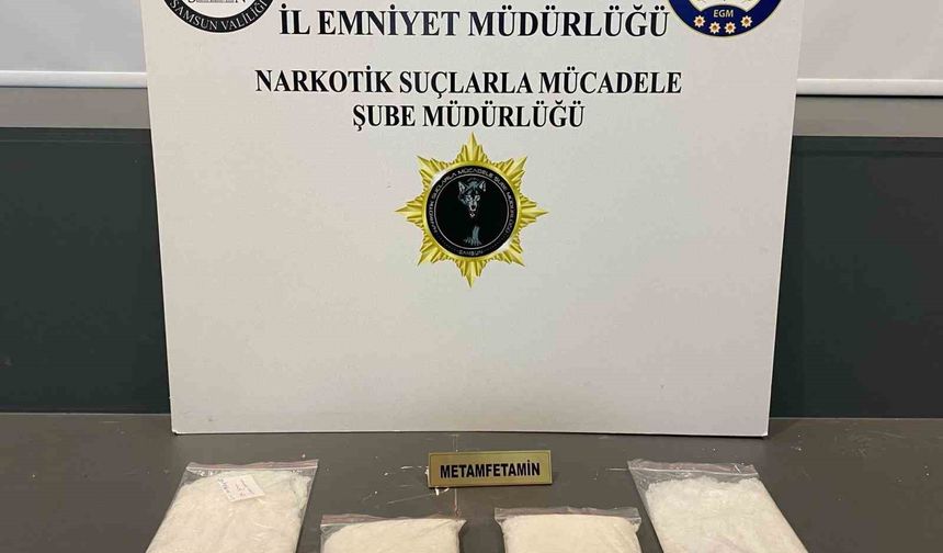 Çamaşır makinesine zulalanmış uyarıcı madde ele geçirildi