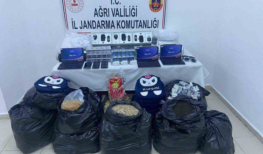 Ağrı'da jandarmadan kaçakçılık operasyonu