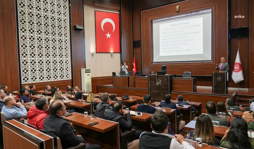 Keçiören'de belediye personeline "Kamu Mali Yönetim" eğitimi verildi