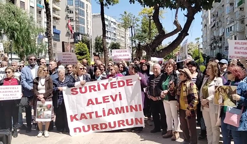 Mersin'de, Suriye'deki alevi katliamlarına karşı dayanışma çağrısı
