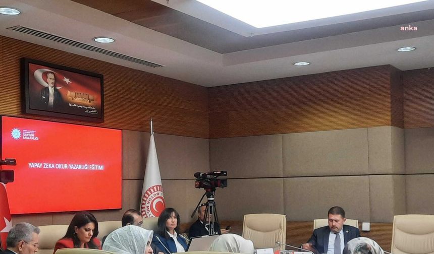 TBMM Yapay Zeka Araştırma Komisyonu... İletişim Başkanlığı Daire Başkanı Ayan: "Ana noktamız kurumdaki yapay zeka okuryazarlığını geliştirmek"