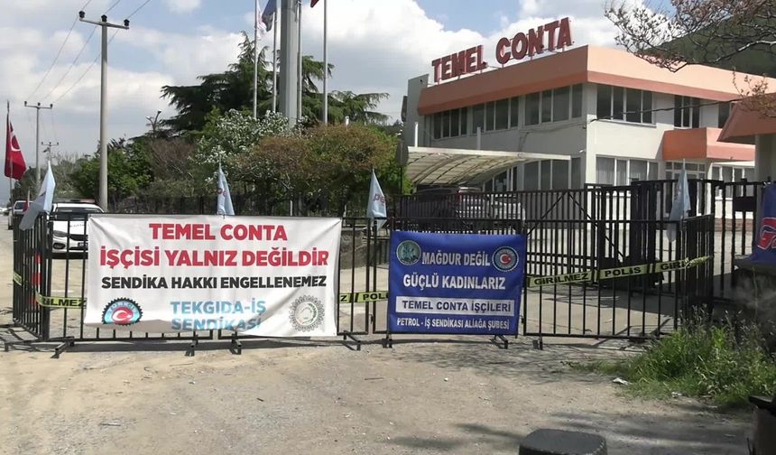 Temel Conta işçileri 122 gündür grevde...