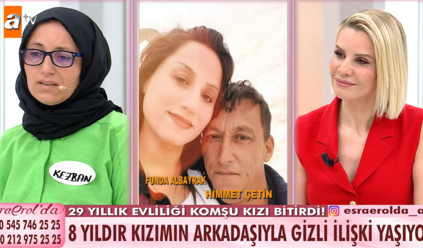"Kocam kızımın arkadaşıyla beraber"