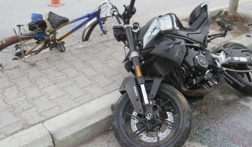 Konya’da motosikletle çarpışan 17 yaşındaki bisikletli hayatını kaybetti