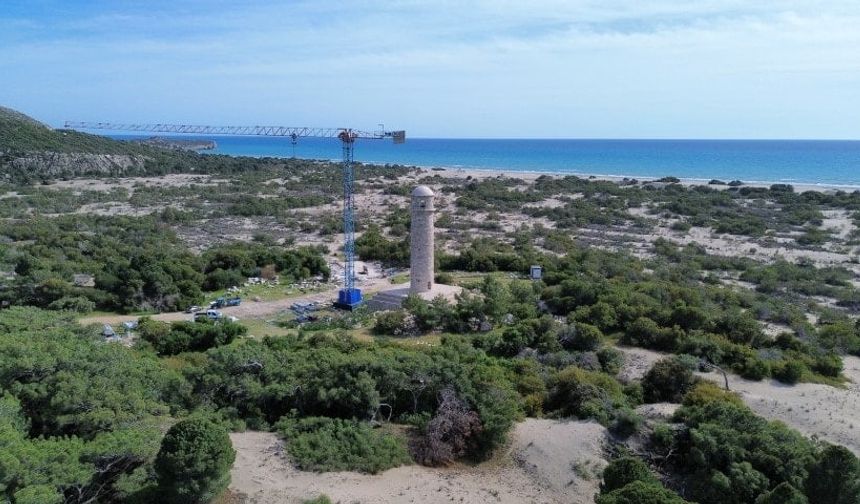 Patara Deniz Feneri 544 yıl sonra yeniden yükseldi