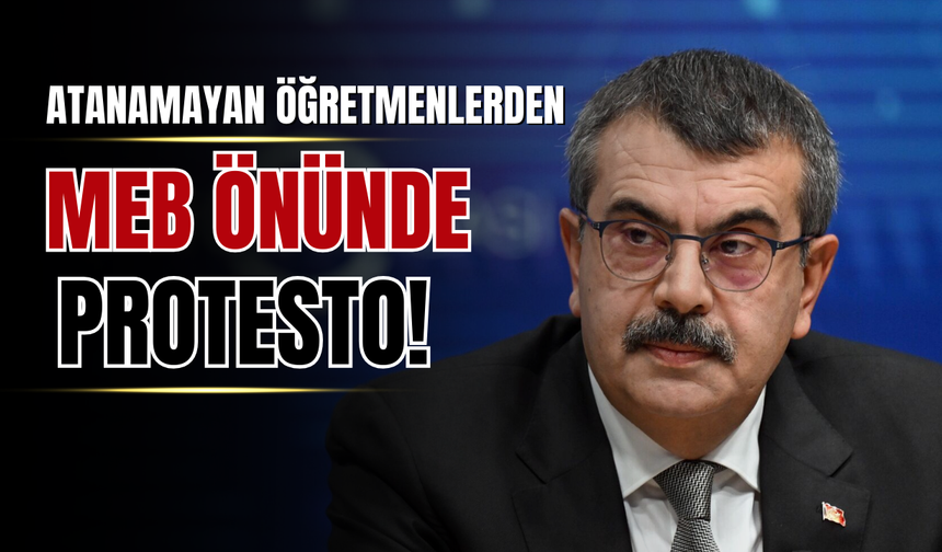 Atanamayan öğretmenlerin protestosuna müdahale!