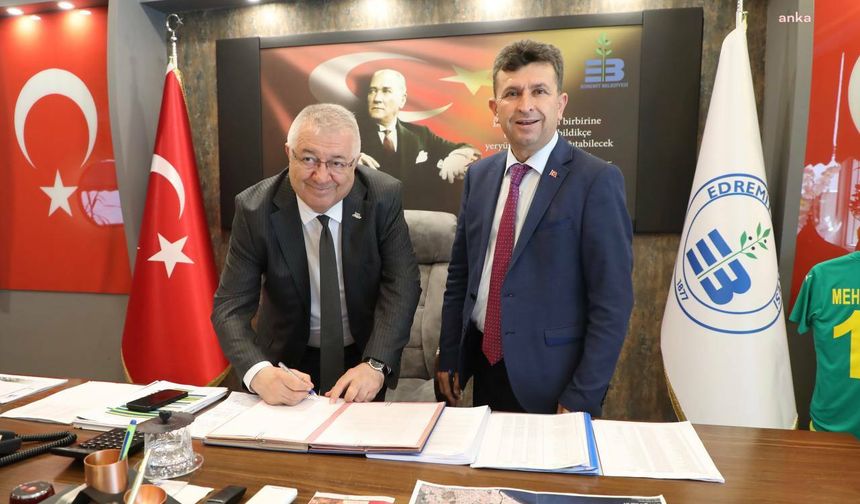 Edremit'te Çanakkale ruhunu yaşatan anlamlı protokol