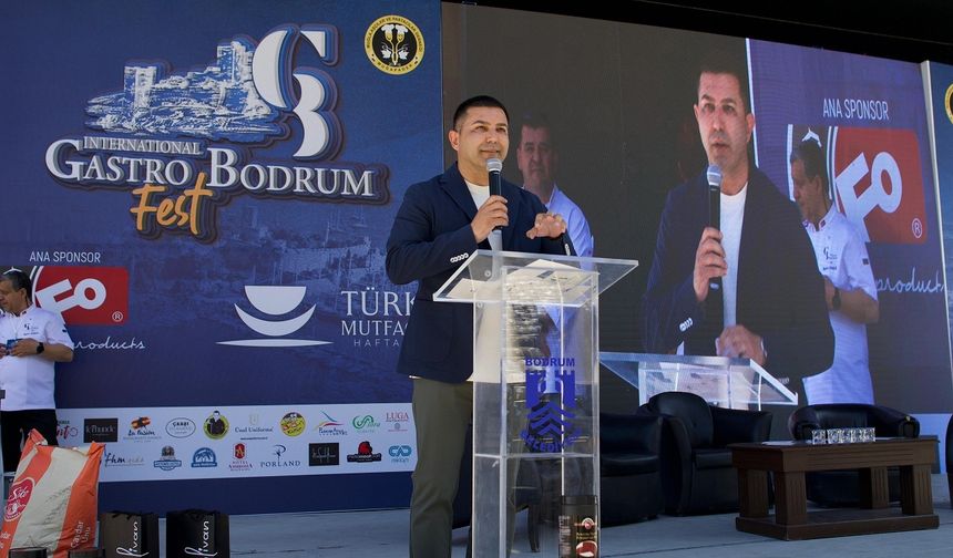 Kuşadası Belediye Başkanı Günel, Gastro Bodrum Fest’e katıldı 