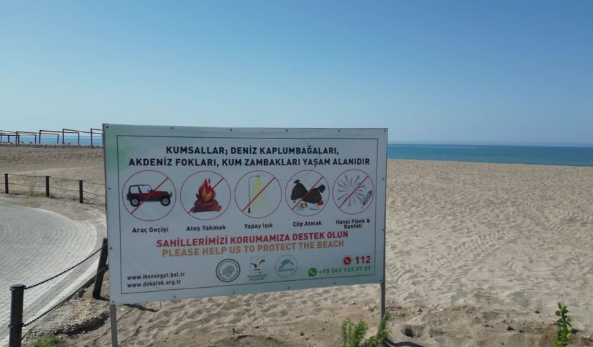 Manavgat Belediye Başkanı Kara, deniz kaplumbağaları koruma çalışmalarını inceledi