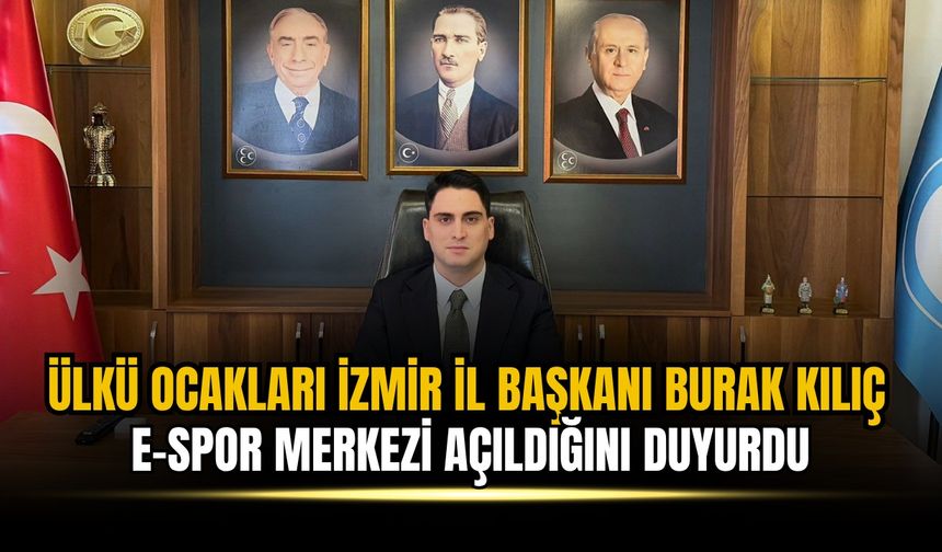 Ülkü Ocakları İzmir İl Başkanlığı e-spor merkezi açıldı