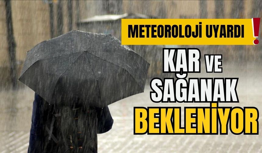 Meteoroloji hafta sonu için uyarı verdi!