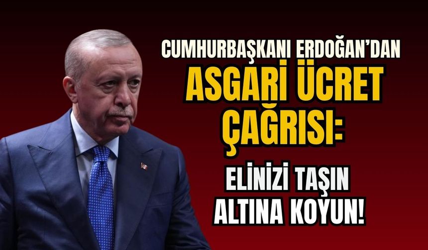 Cumhurbaşkanı Erdoğan'dan işverenlere asgari ücret çağrısı: Elinizi taşın altına koyun