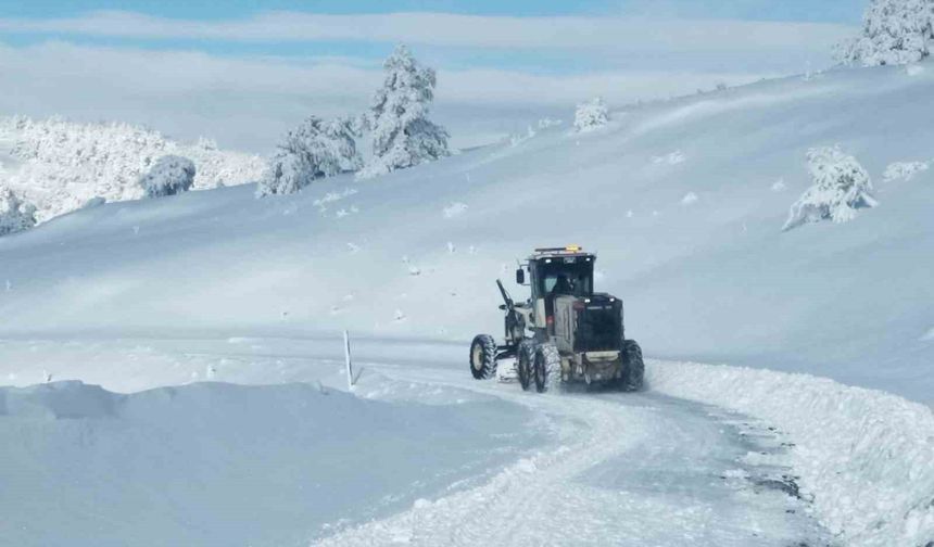 Amasya'da 58 köy yolu ulaşıma kapalı