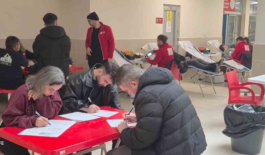 Bartın'da 2 günde 52 ünite kan bağışı yapıldı