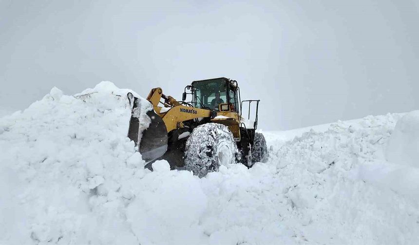 Bingöl'de karla mücadele çalışmaları gece gündüz sürüyor