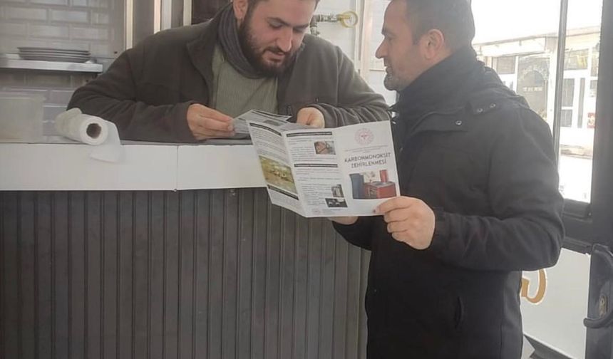 Diyadin'de karbonmonoksite karşı bilgilendirme