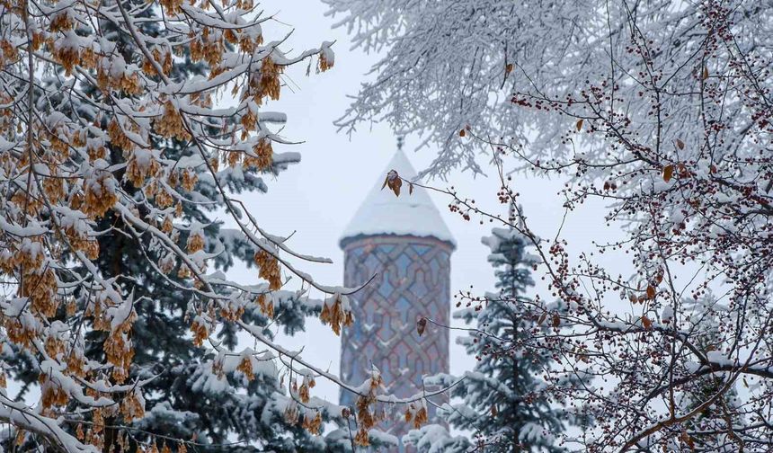 Erzurum'da buzlanma ve dona dikkat