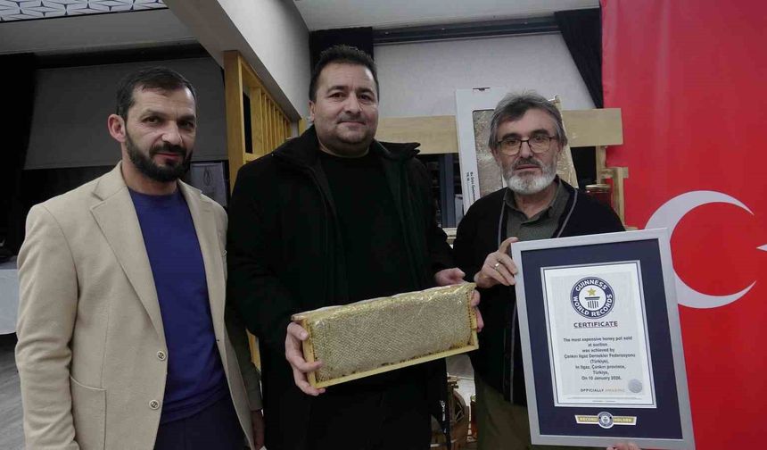 Ilgaz balı dünyanın en pahalı balı olarak Guinness Rekorlar Kitabı'na girdi