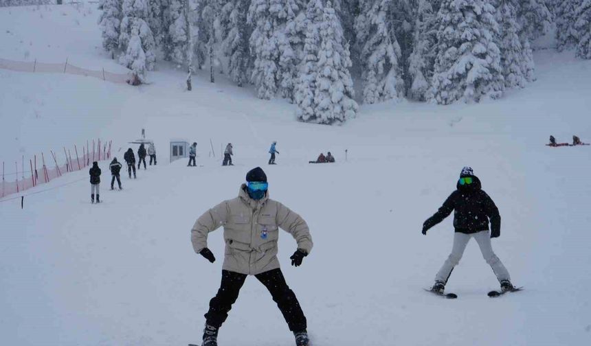 Ilgaz Dağı'nda hafta sonu yoğunluğu