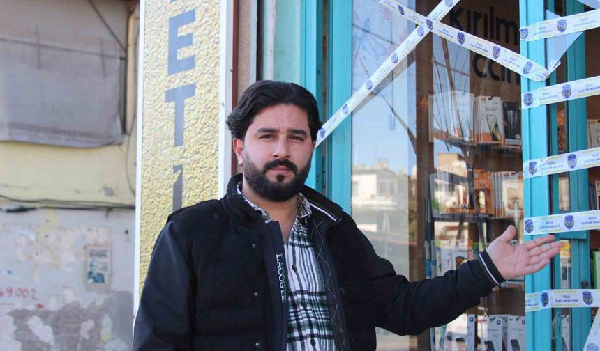 İş yeri soyuldu, hırsızlara 'Teslim olun' çağrısı yaptı