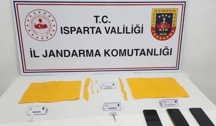 Isparta'da jandarmanın uyuşturucu operasyonunda 2 şüpheli tutuklandı
