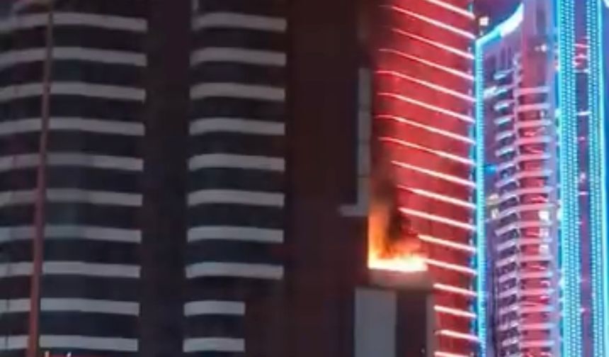 İzmir'de lüks yapıda yangın paniği