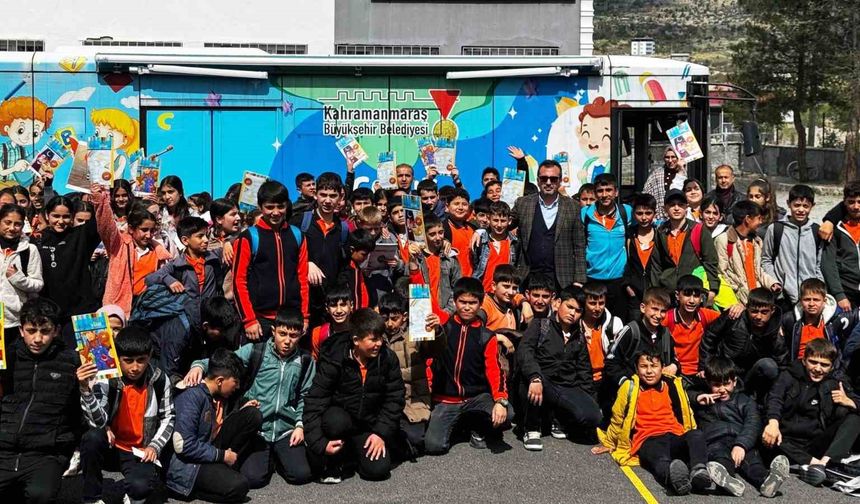 Kahramanmaraş'ta mobil kütüphane kırsal bölgelerde