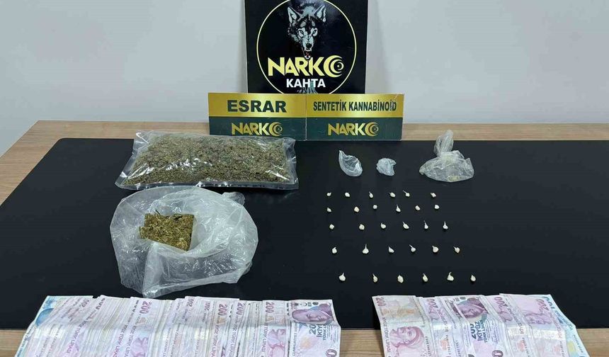 Kahta'da uyuşturucu operasyonu: 3 tutuklama