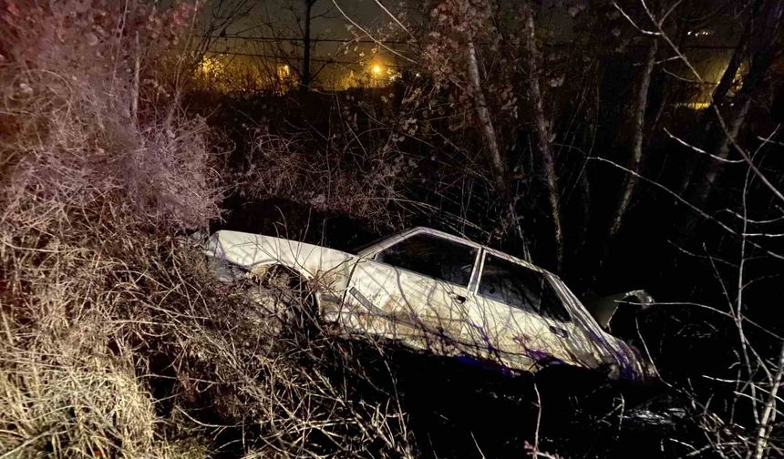 Kastamonu'da otomobil ağaca çarptı: 1 yaralı