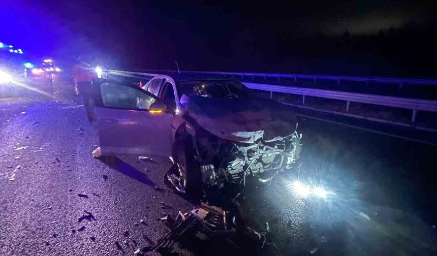 Kırklareli'de otomobiller çarpıştı: 6 yaralı