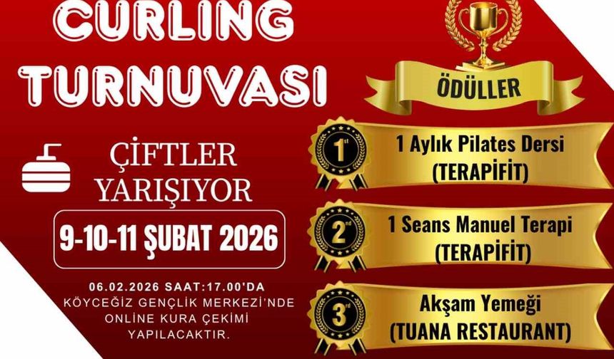 Köyceğiz'de ödüllü Floor Curling Turnuvası düzenlendi