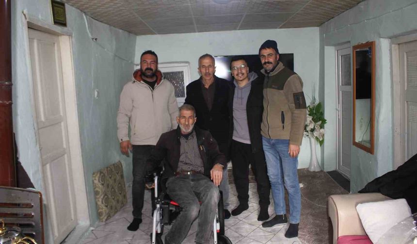 Malazgirt'te engelli bireylerin yüreğini ısıtan destek