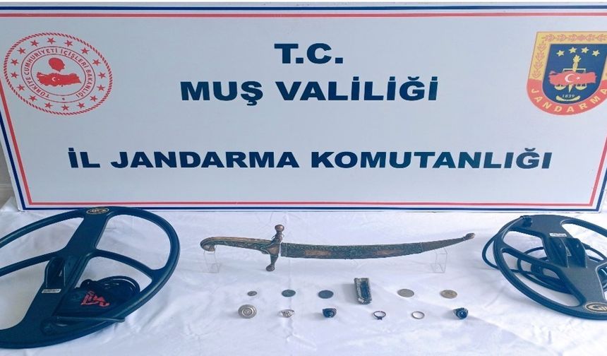 Muş'ta tarihi eser kaçakçılığı