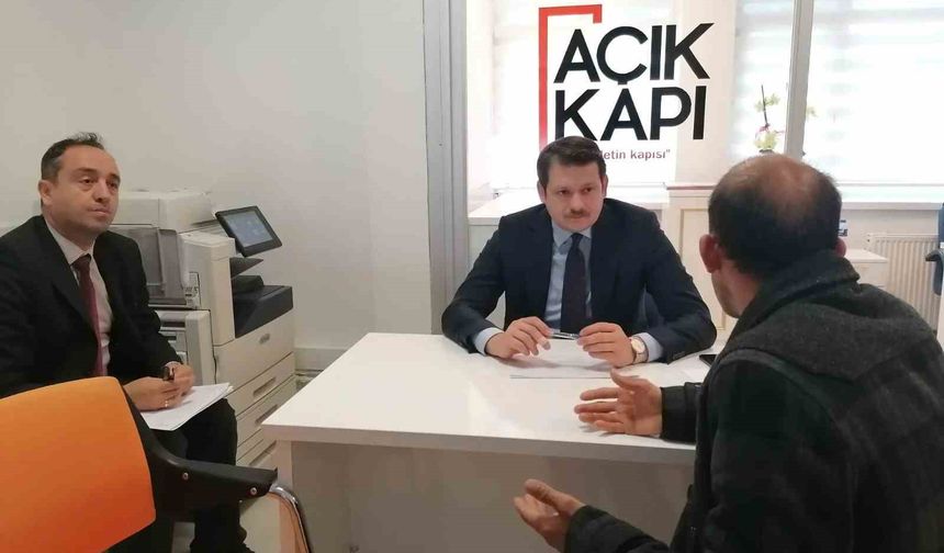 Sinop Valiliği 'Açık Kapı' verilerini paylaştı