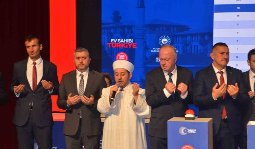 Sinop'ta 947 konutun hak sahipleri belirlendi