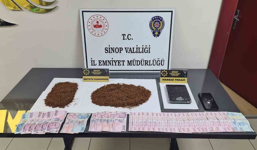Sinop'ta uyuşturucu operasyonu: 1 tutuklama