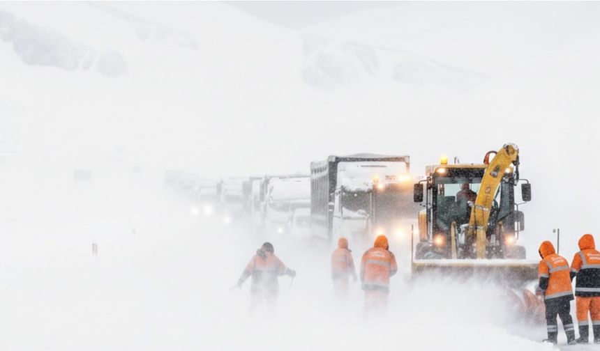 Yüksekova-Şemdinli kara yolu tipi nedeniyle ulaşıma kapatıldı
